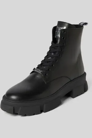Steve Madden Buty ze skóry z detalem z logo model ‘TANKER’
