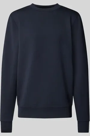 Casual Friday Bluza z prążkowanymi wykończeniami model ‘Sebastian’