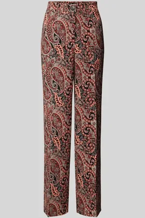 VERO MODA Spodnie szerokie o kroju regular fit z guzikiem z imitacji rogu model ‘MABLE MAVITA’