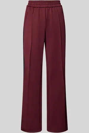 ONLY Spodnie typu track pants o luźnym kroju z paskami w kontrastowym kolorze model ‘WARM UP X’