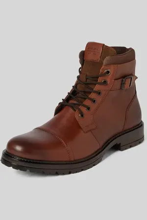 JACK & JONES Buty skórzane ze sprzączką model ‘DEXTER’