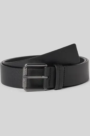 Calvin Klein Pasek ze skóry nappa ze sprzączką