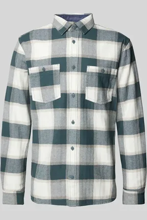 TOM TAILOR Koszula flanelowa o kroju regular fit z czystej bawełny ze wzorem w kratkę