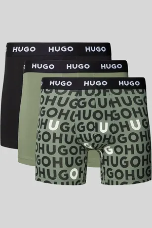 HUGO BOSS Bokserki z elastycznym paskiem z logo w zestawie 3 szt.