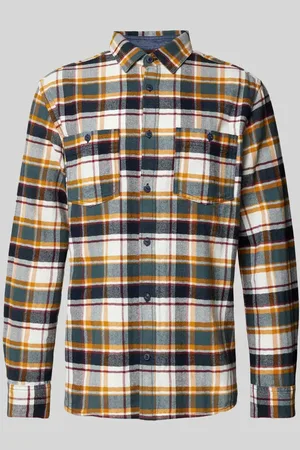 TOM TAILOR Koszula flanelowa o kroju regular fit z czystej bawełny ze wzorem w kratkę