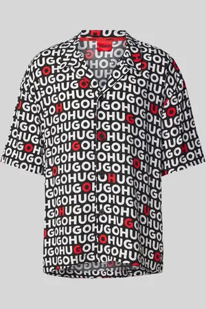 HUGO BOSS Koszula casualowa o kroju relaxed fit z wiskozy model ‘BEACH’