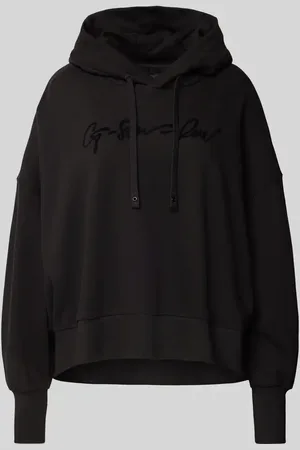 G-Star Bluza z kapturem i detalem z logo