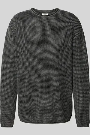 Redefined Rebel Sweter z dzianiny z rolowanym dołem model ‘RYAN’