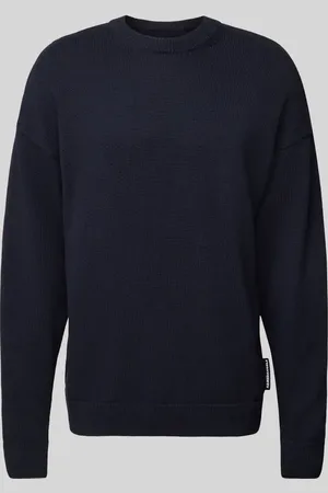 Armedangels Sweter z dzianiny z okrągłym dekoltem model ‘JOVAAN’