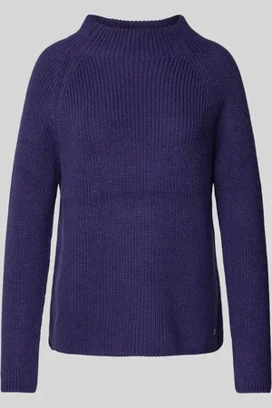 monari Sweter z dzianiny z detalem z logo