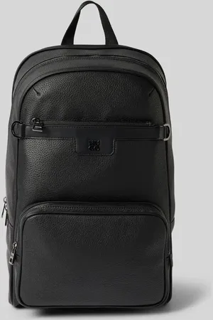 HUGO BOSS Plecak z detalem z logo model ‘Nesh’