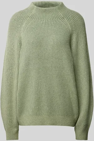 TOM TAILOR Sweter z dzianiny o luźnym kroju z prążkowanym wzorem