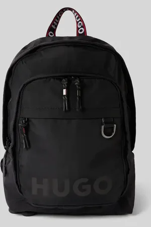 HUGO BOSS Plecak z detalami z logo model ‘Quentyn’