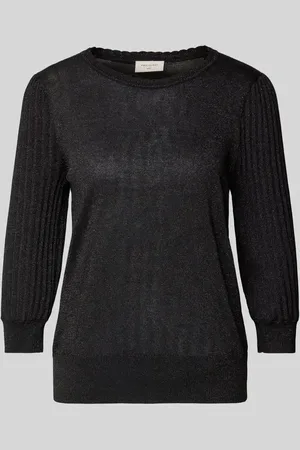 Freequent Sweter z dzianiny z efektowną przędzą model ‘GLITTA’