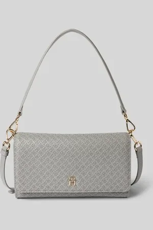 Tommy Hilfiger Torba na ramię z fakturowanym wzorem z logo model ‘ETERNITY’