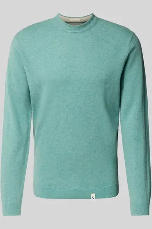 Colours & Sons Sweter z dzianiny z detalami z logo
