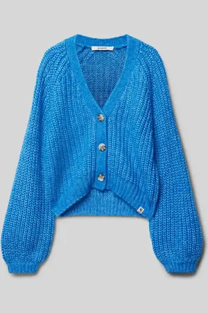 Garcia Sweter rozpinany z prążkowanymi ściągaczami