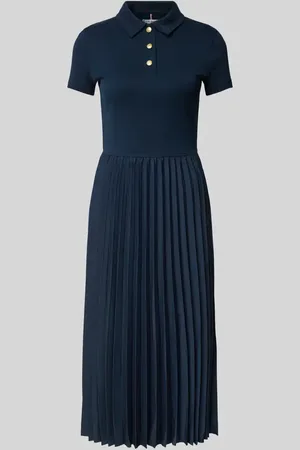 Tommy Hilfiger Sukienka polo z plisami