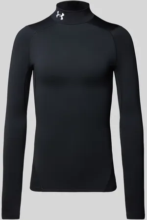 Under Armour Bluzka z długim rękawem, stójką i wyhaftowanym logo