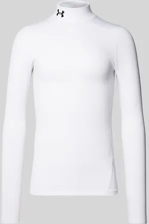 Under Armour Bluzka z długim rękawem, stójką i wyhaftowanym logo