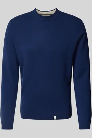 Colours & Sons Sweter z dzianiny z detalami z logo