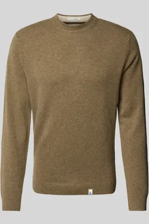 Colours & Sons Sweter z dzianiny z detalami z logo