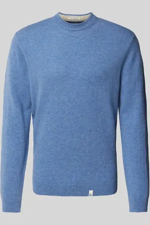 Colours & Sons Sweter z dzianiny z detalami z logo