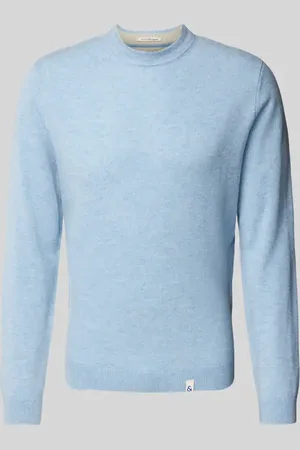 Colours & Sons Sweter z dzianiny z detalami z logo