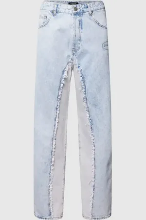 Pegador Jeansy o kroju baggy fit ze wstawką w kontrastowym kolorze model ‘CRONIN’