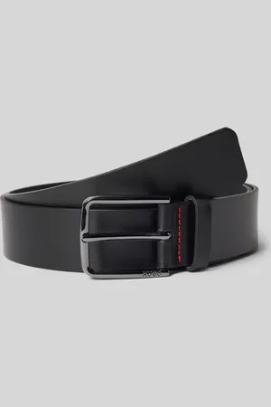 HUGO BOSS Pasek skórzany z wytłoczonym logo model ‘Gerik’