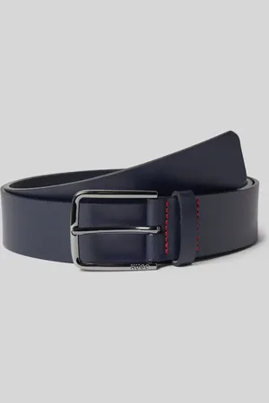 HUGO BOSS Pasek skórzany z wytłoczonym logo model ‘Gerik’