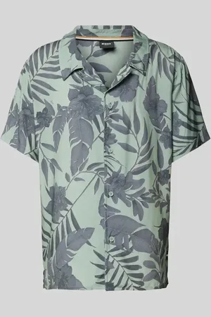 HUGO BOSS Koszula casualowa o kroju relaxed fit z wiskozy z kołnierzykiem typu resort