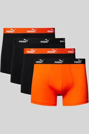 PUMA Bokserki z elastycznym paskiem z logo w zestawie 4 szt.