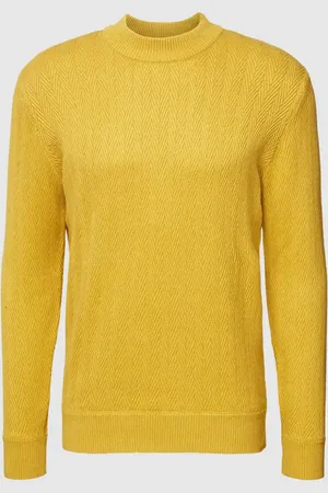 ESPRIT Sweter z dzianiny z fakturowanym wzorem