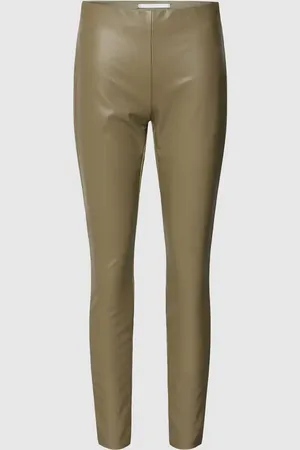 raffaello rossi Spodnie o kroju skinny fit z imitacji skóry model ‘RESA’