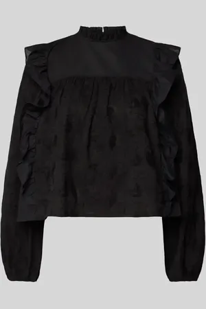 Jake*s Bluzka o kroju relaxed fit z falbanami