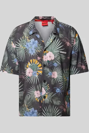 HUGO BOSS Koszula casualowa o kroju relaxed fit z wiskozy model ‘BEACH’