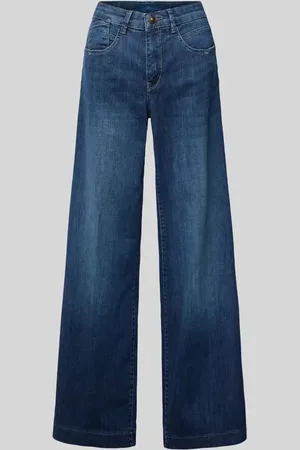 Mac Jeansy z szerokimi nogawkami i 5 kieszeniami
