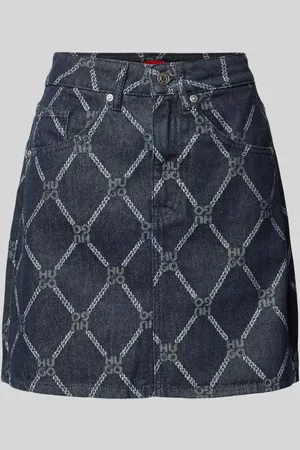 HUGO BOSS Spódnica jeansowa z 5 kieszeniami model ‘Gebisi’