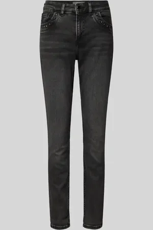 Mos Mosh Jeansy o kroju skinny fit z 5 kieszeniami model ‘Bradford’