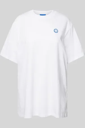 Hugo Blue T-shirt z naszywką z logo
