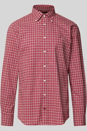 Tommy Hilfiger Koszula casualowa o kroju regular fit z listwą guzikową