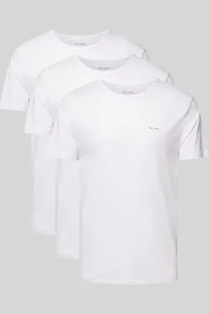 Paul Smith T-shirt z wiskozy z nadrukiem z logo w zestawie 3 szt.