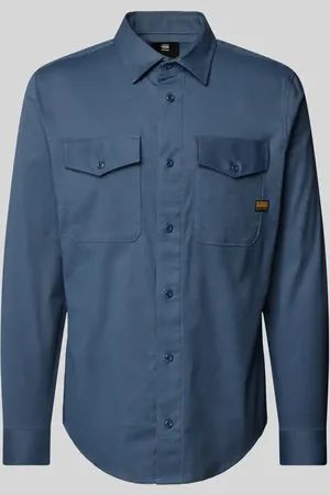 G-Star Koszula casualowa o kroju slim fit z naszywką z logo