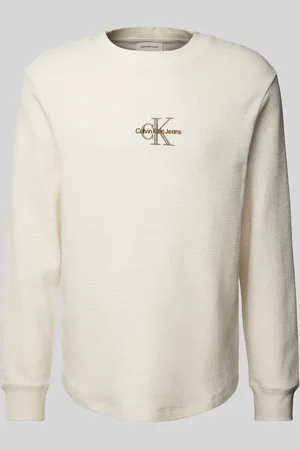 Calvin Klein Bluzka z długim rękawem i wyhaftowanym logo