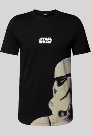 QS by s.Oliver T-shirt o kroju regular fit z bawełny z nadrukiem Starwars®