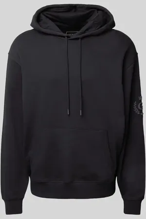 Guess Bluza z kapturem i kieszenią kangurką model ‘CHENILLE’