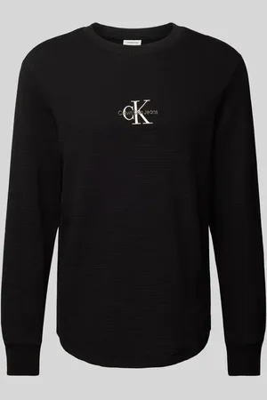 Calvin Klein Bluzka z długim rękawem i wyhaftowanym logo