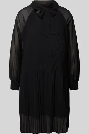 Comma, Sukienka o długości do kolan z wiązanym detalem