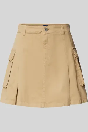 Hugo Blue Spódnica mini z kieszeniami z patką model ‘Rundale’